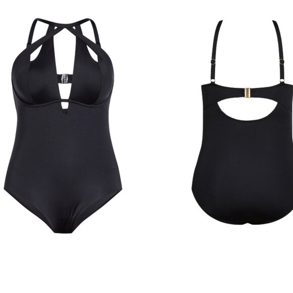 City Chic Cancun Swimsuit size S - Picture 2 of 4